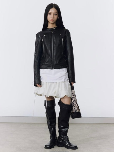 【NOT KNOWING】Small Moto Hobo Bag / 【ノットノーイング】スモールモトホボバッグ