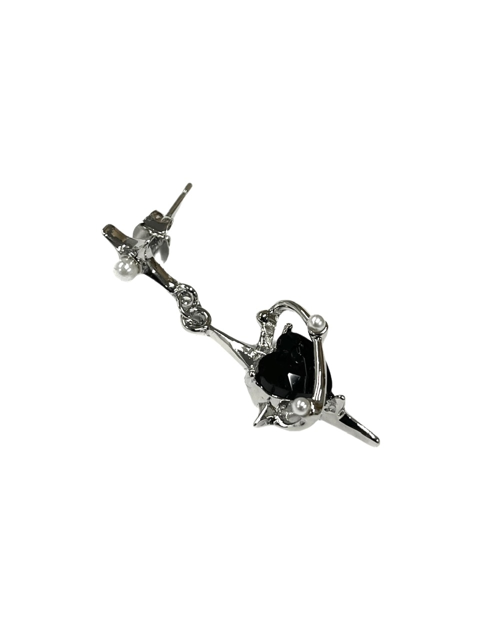 受注制【Never mind the XU】heart galaxy pierce (2color)