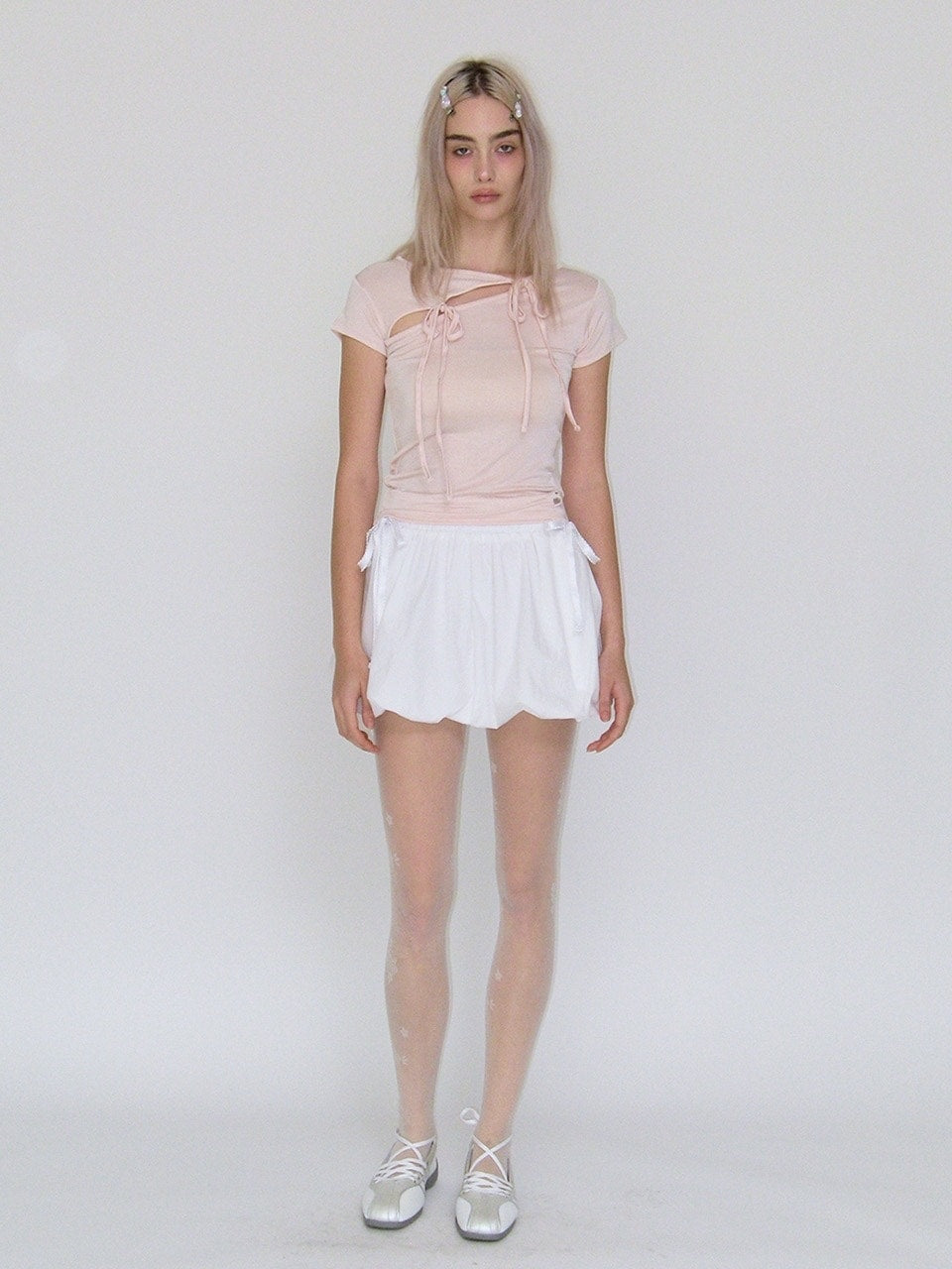 【CRANK】SHIRRING BALLOON SKIRT