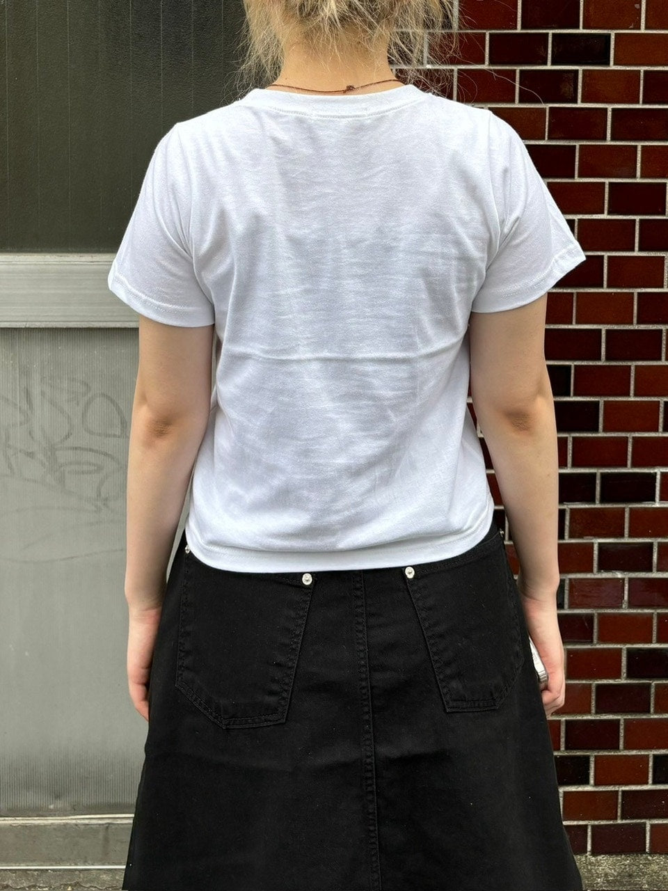 受注制【OaKS】twinkle cropped t-shirt (2color)