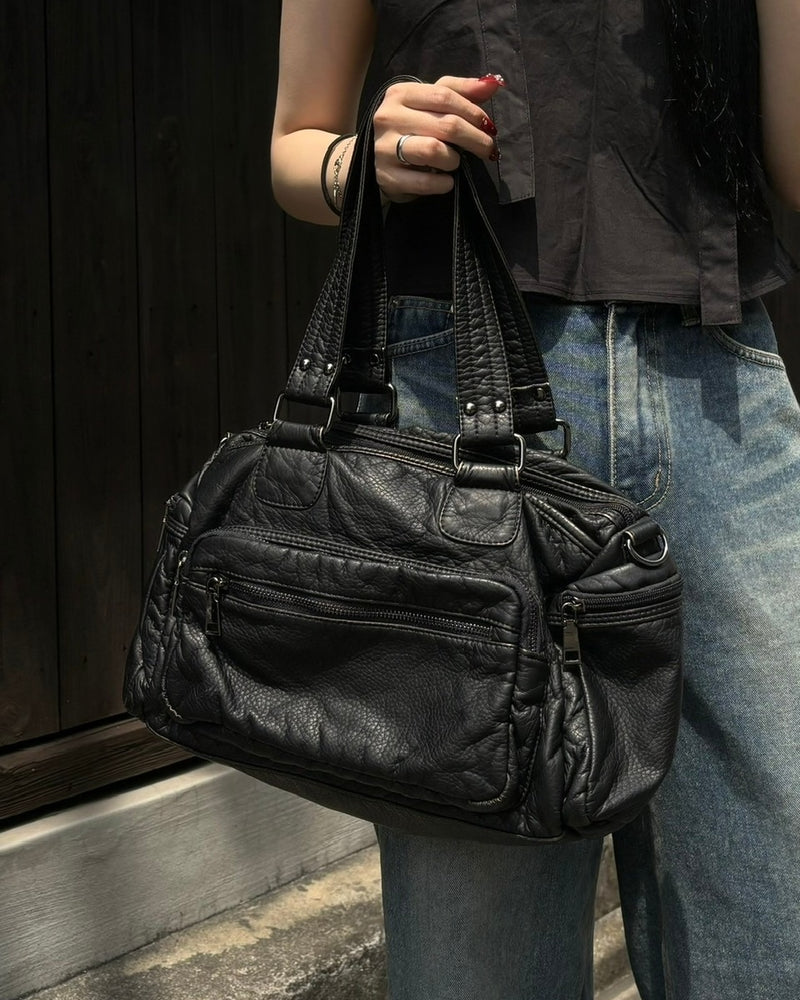 受注制【OaKS】multi pocket vintage bag / 【オークス】マルチポケットヴィンテージトートバッグハンドバッグ