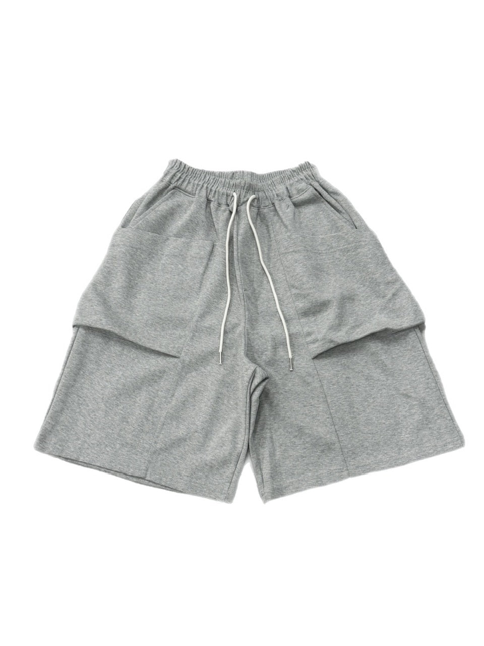 受注制【youll】double pocket sweat half pants (2color)