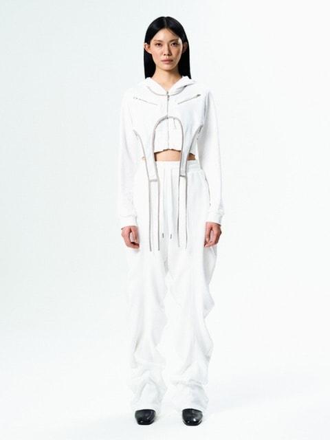 【ARTS DE BASE】Hood Crop Jacket