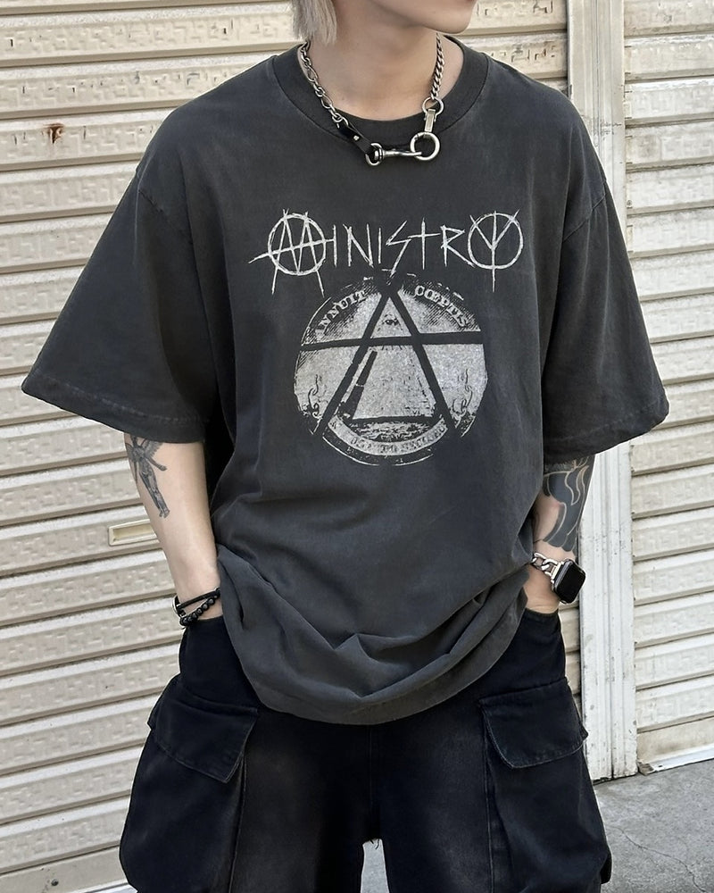 大阪店WEB限定受注制【Chikashitsu +】oversized ministry t-shirt