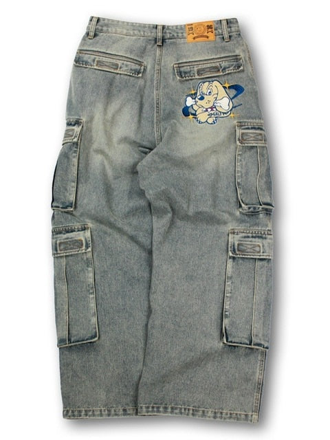 GALFY】ダーティーデニムワイドカーゴ – PRESSING WEB SHOP