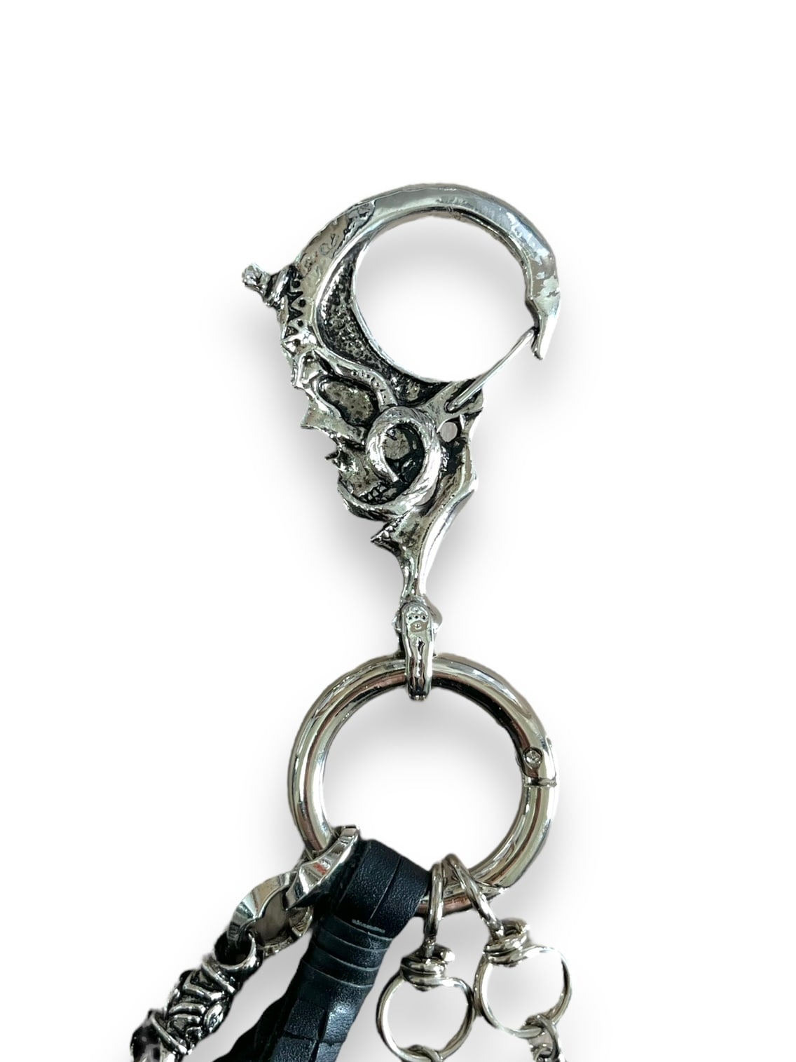 受注制【Bizarre Maiden】triple leather wallet chain