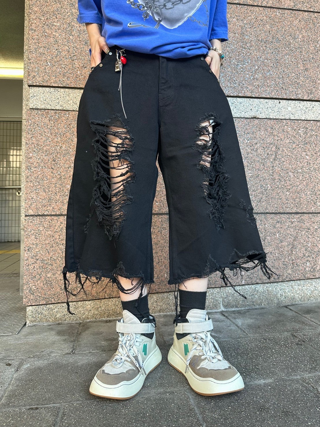 受注制【Chikashitsu +】original heart key strap (2color)