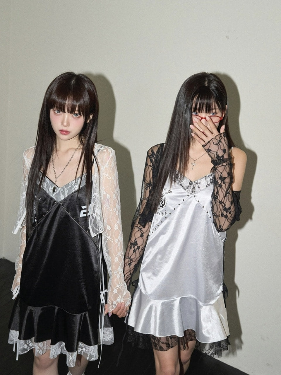 【CHERRYQUIRI】lace crop cd