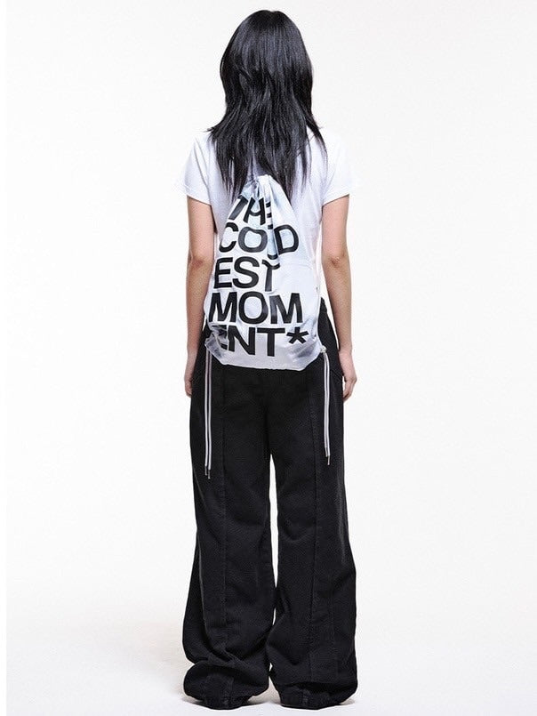 【THECOLDESTMOMENT】TCM logo gym sack