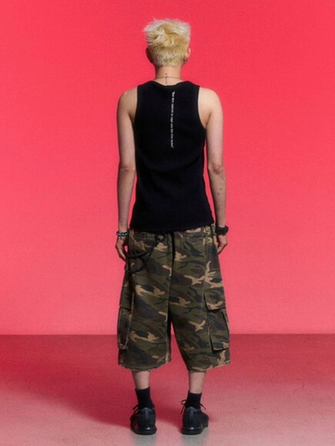 【SCHISM INDUCING】MUSCLE TANK TOP