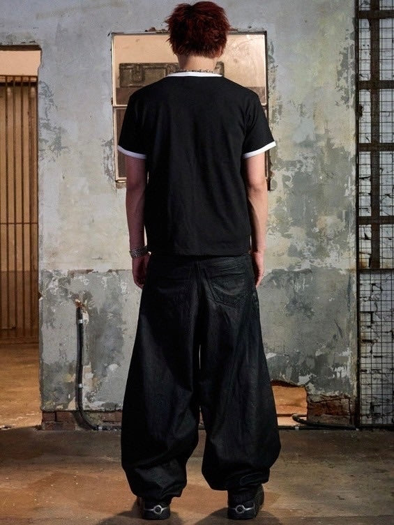 【IFEELLUCKY】Big wide baggy pants / 【アイフィールラッキー】ビックワイドバギーパンツ