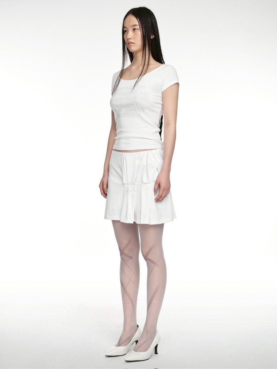 【NACHE】CONVEX PRINTED T-SHIRT