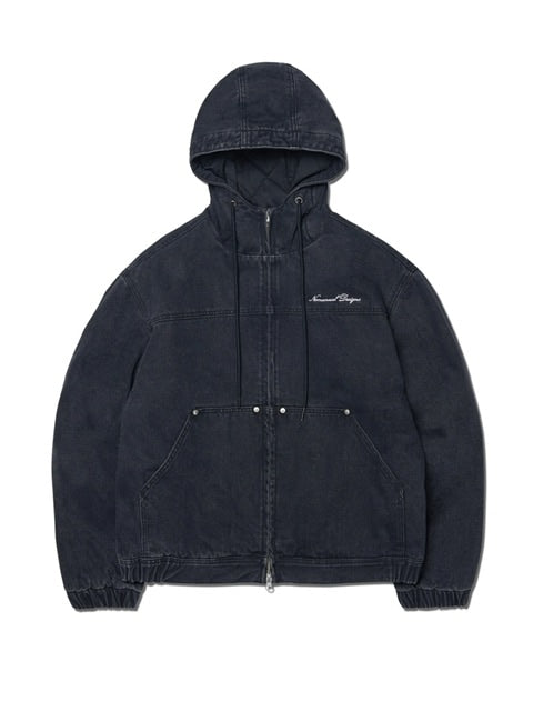 【NOMANUAL】W.D HOODED ZIP-UP JACKET / 【ノーマニュアル】フードジップアップ長袖パーカーミリタリージャケット