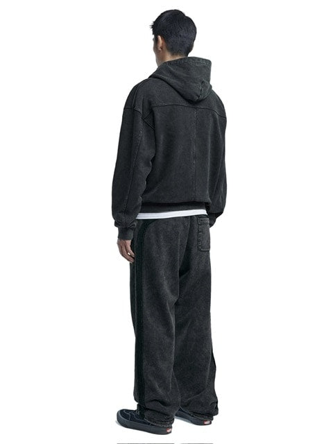 【NOMANUAL】M.L HOODED ZIP-UP / 【ノーマニュアル】ジップアップ長袖パーカー