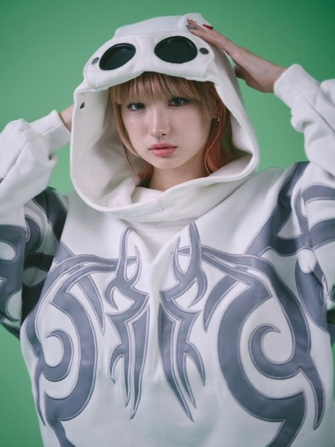 【GALFY】探検メガネ部族パーカー / 【ガルフィー】ロゴ長袖パーカー