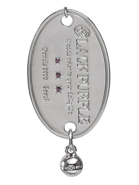 【BLACK PURPLE】Joy Ribbon Tie Keyring