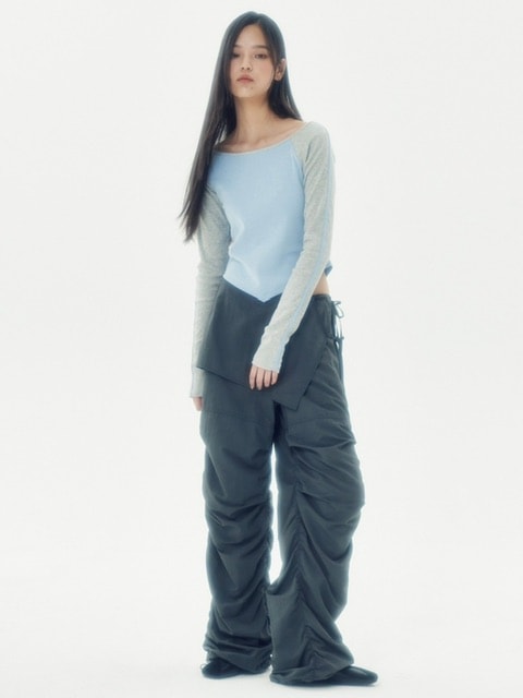 【runningHIGH】SPORTS SLIM RAGLAN TEE