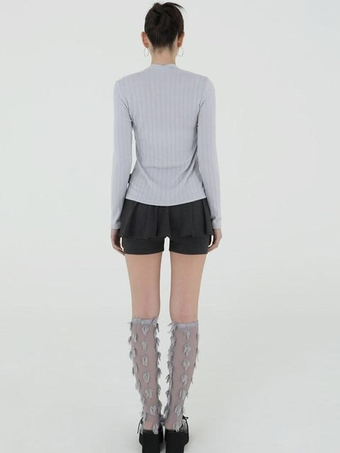 【Uglyshadow】US FLARE SKIRT PANTS