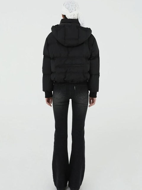 【Uglyshadow】OFFICIAL HOODED DOWN JACKET / 【アグリーシャドウ】フード長袖ダウンジャケット