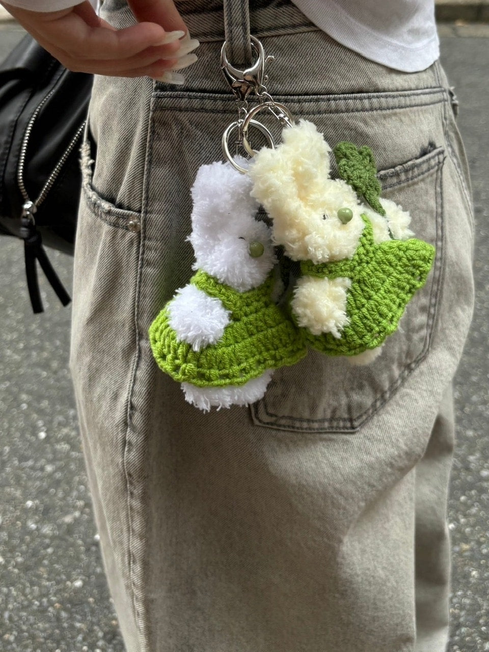 受注制【oaks】clover usagi white (2color)