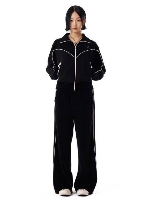 【AAKAM】Western Piping Track Pants