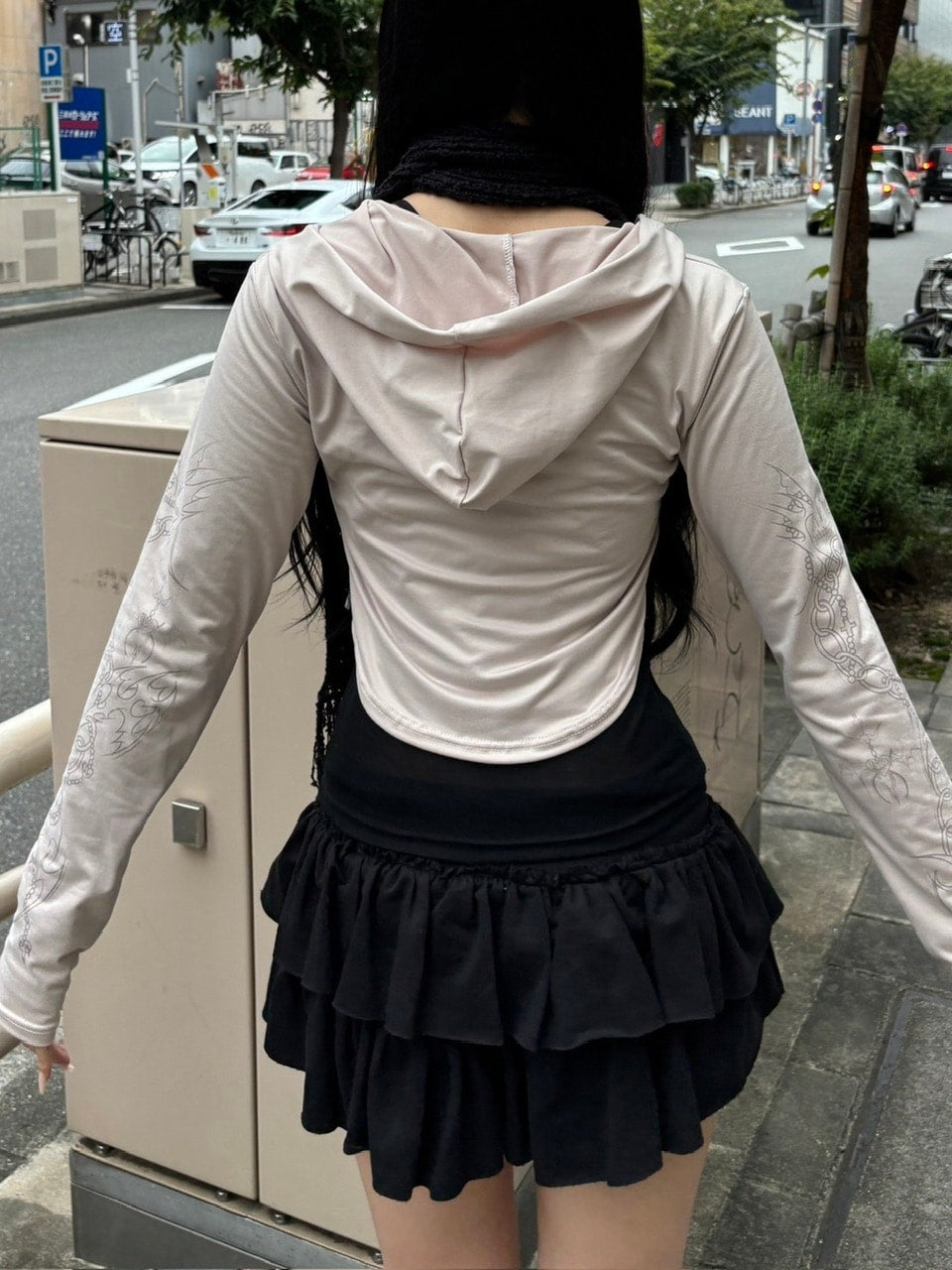 受注制【oaks】long sleeved hoodie