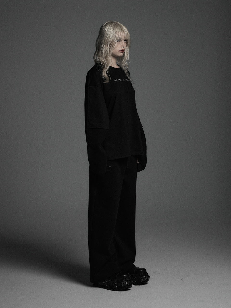 【Rosen Kreuz】the taste“V” LAYERED LONG SLEEVES