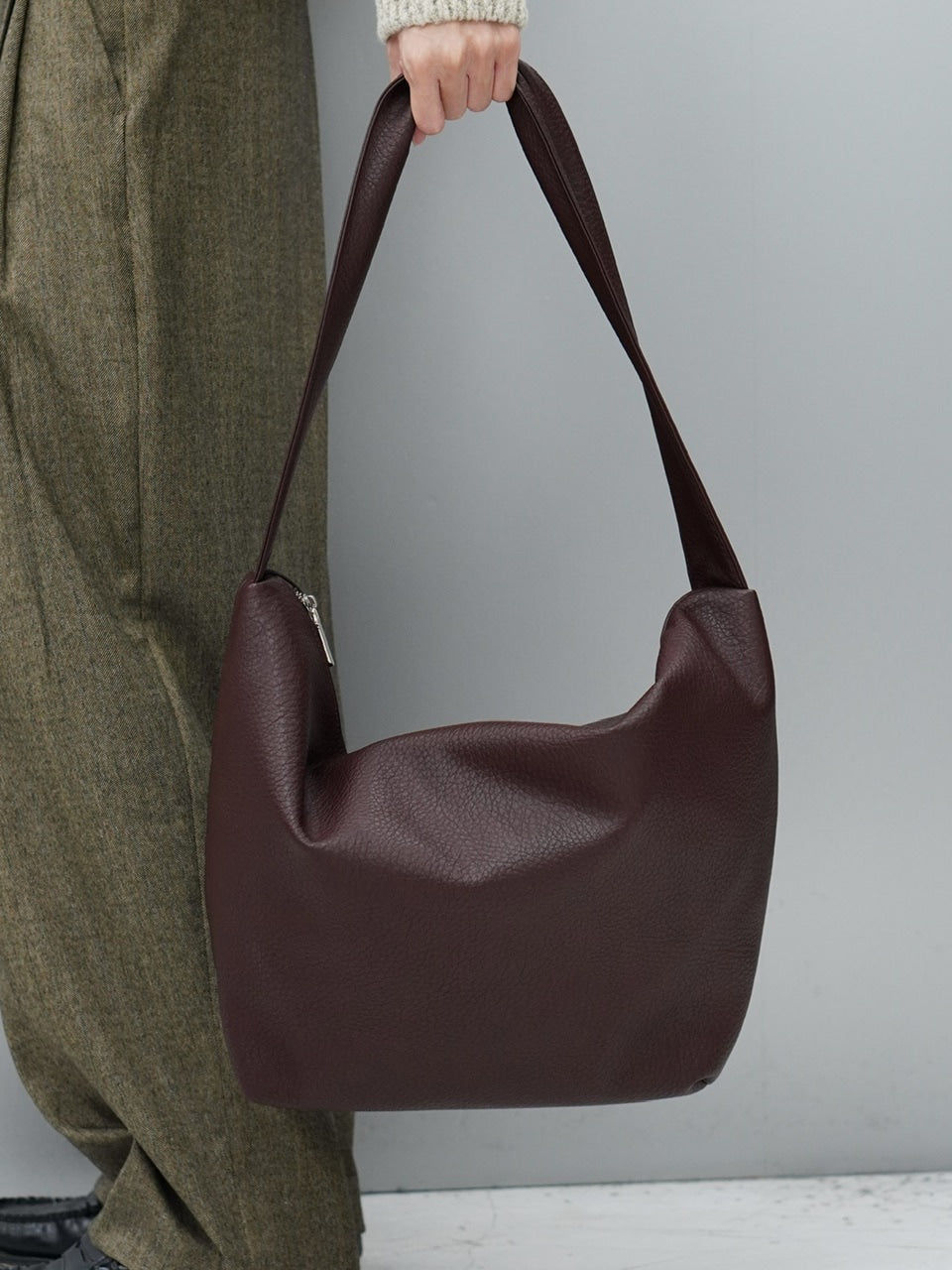 東京店WEB限定【Chikashitsu +】eco leather cross bag (2color)