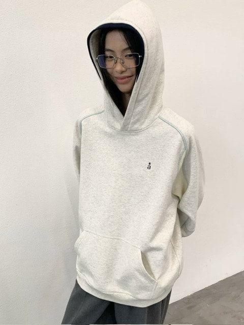 【ARCH by ROARINGWILD】Patchwork Fleece Hooded Sweatshirt