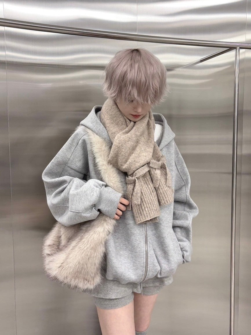 受注制【nmtc +】ribbon muffler (3color)