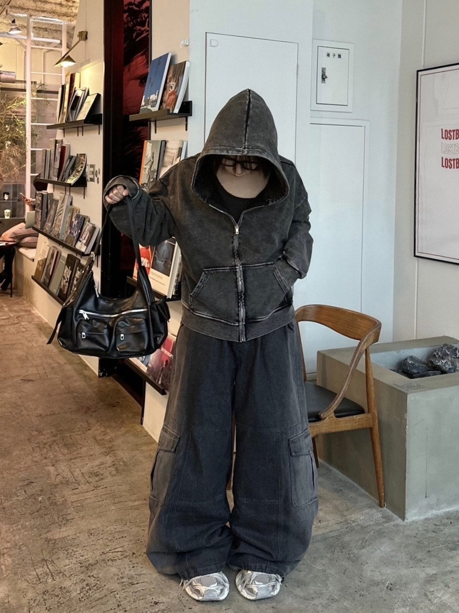 国際配送【LUV CODE】pigment zip up hoodie – PRESSING WEB SHOP