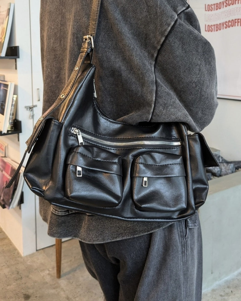 国際配送【LUV CODE】leather shoulder bag