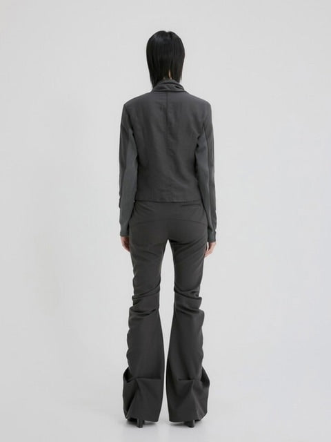 【FLAREUP】Asymmetrical Drape Pants / 【フレアアップ】アシンメトリードレープパンツ