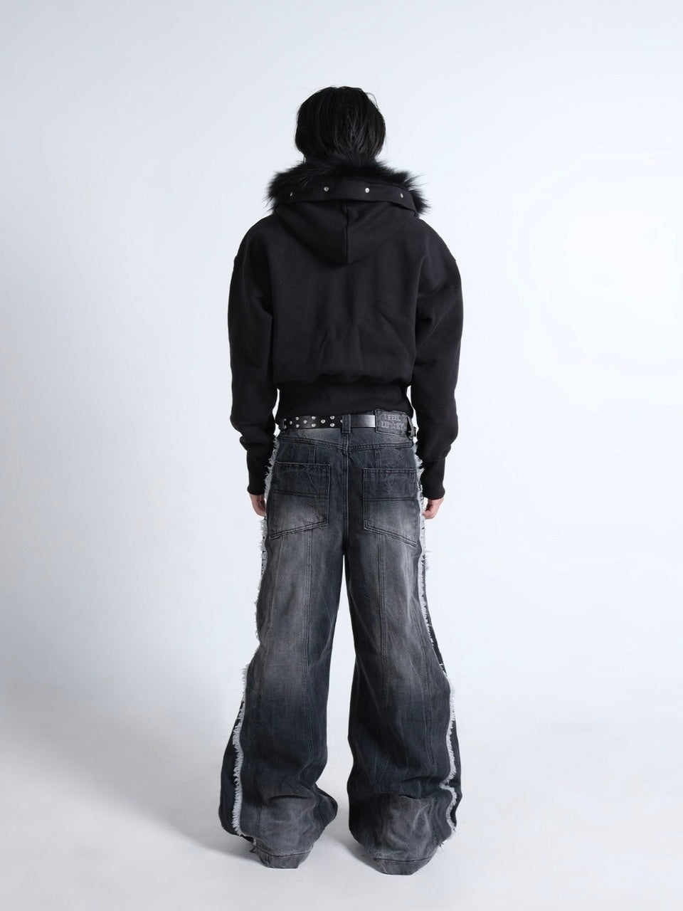 IFEELLUCKY】Lucky fur hood zip up / 【アイフィールラッキー