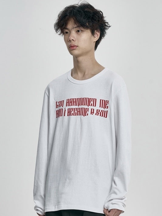 【AJOBYAJO】The Contorted Excuse Long Sleeves T-Shirt