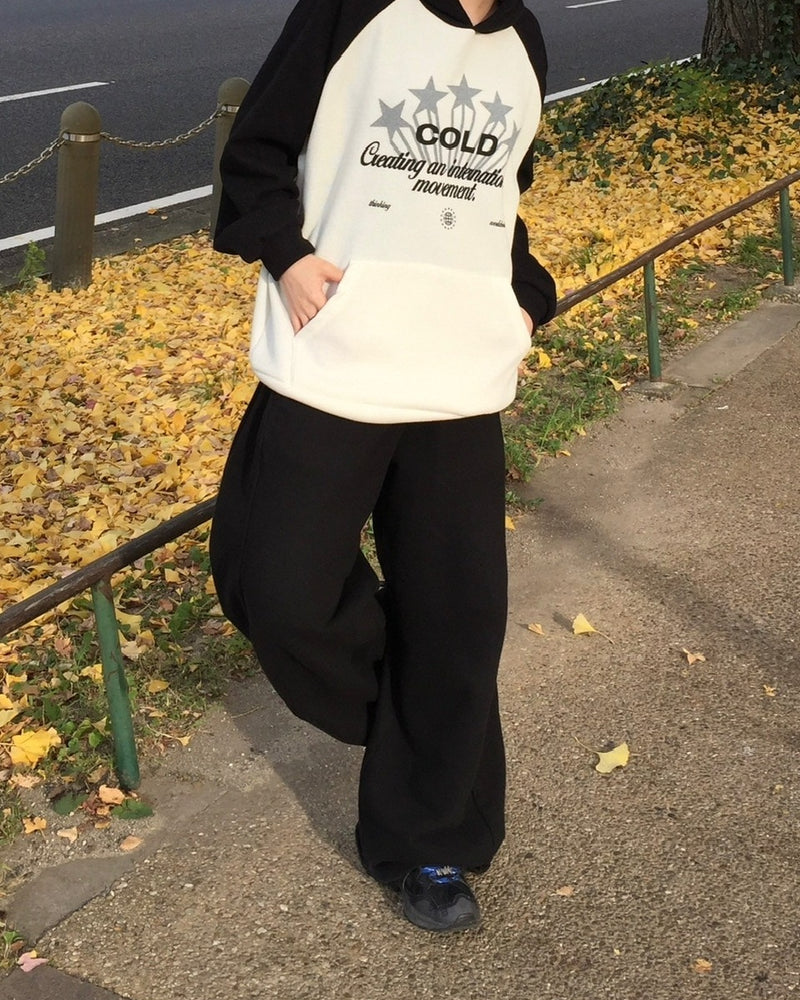 【youll】raglan rib hoodie