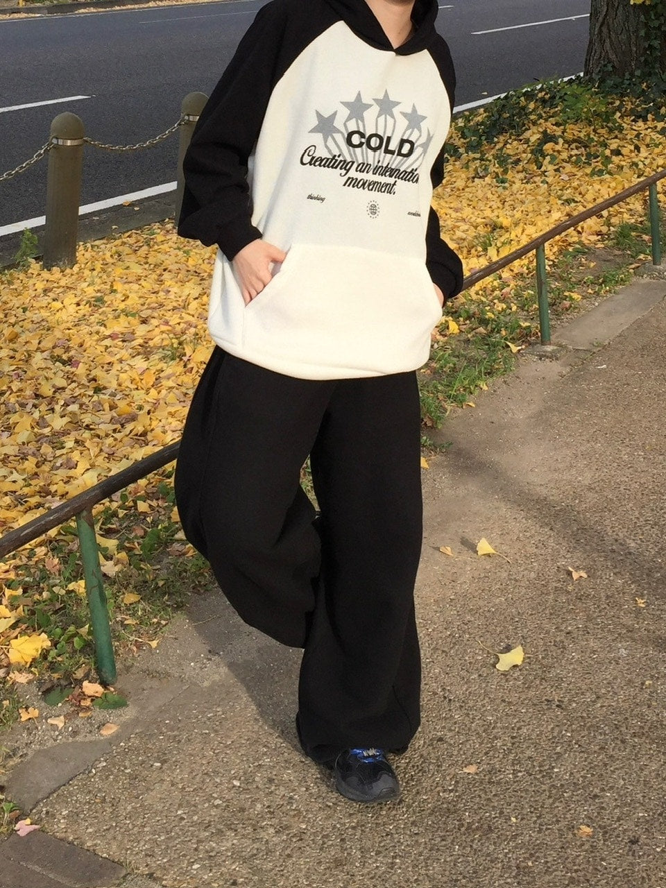 【youll】raglan rib hoodie