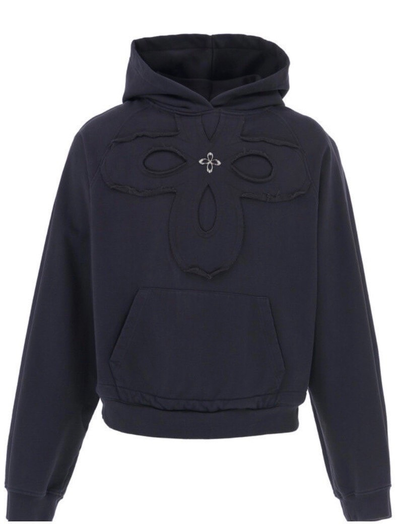 【SURGERY】clover logo patchs sweat hoodie