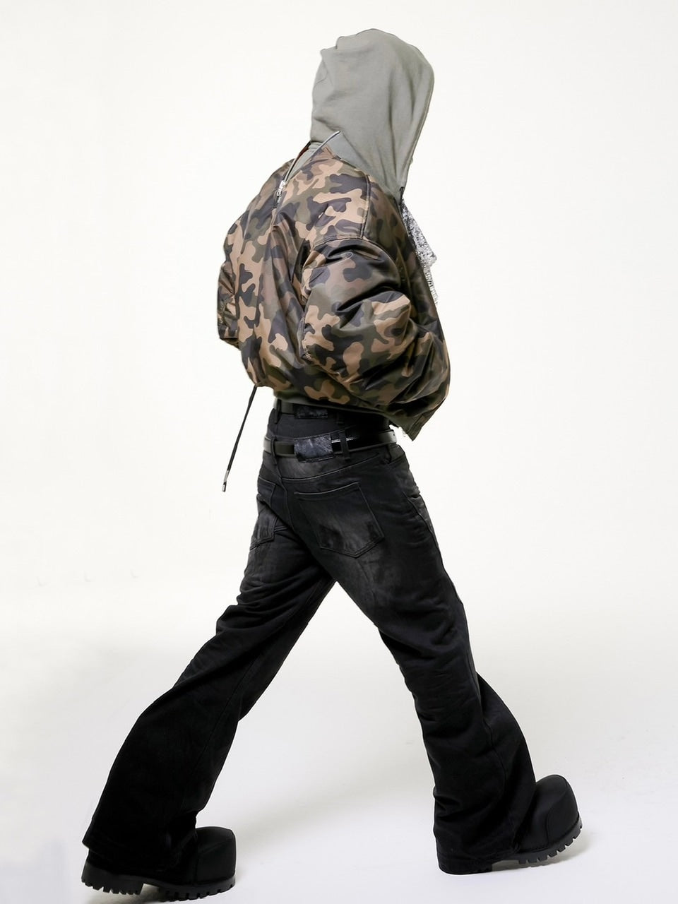 【ANOTHERYOUTH】double waist jeans