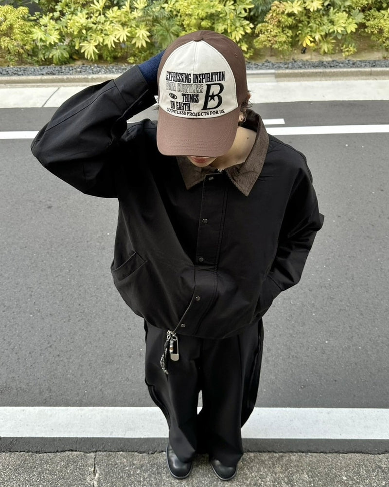 受注制【youll】corduroy color short jacket