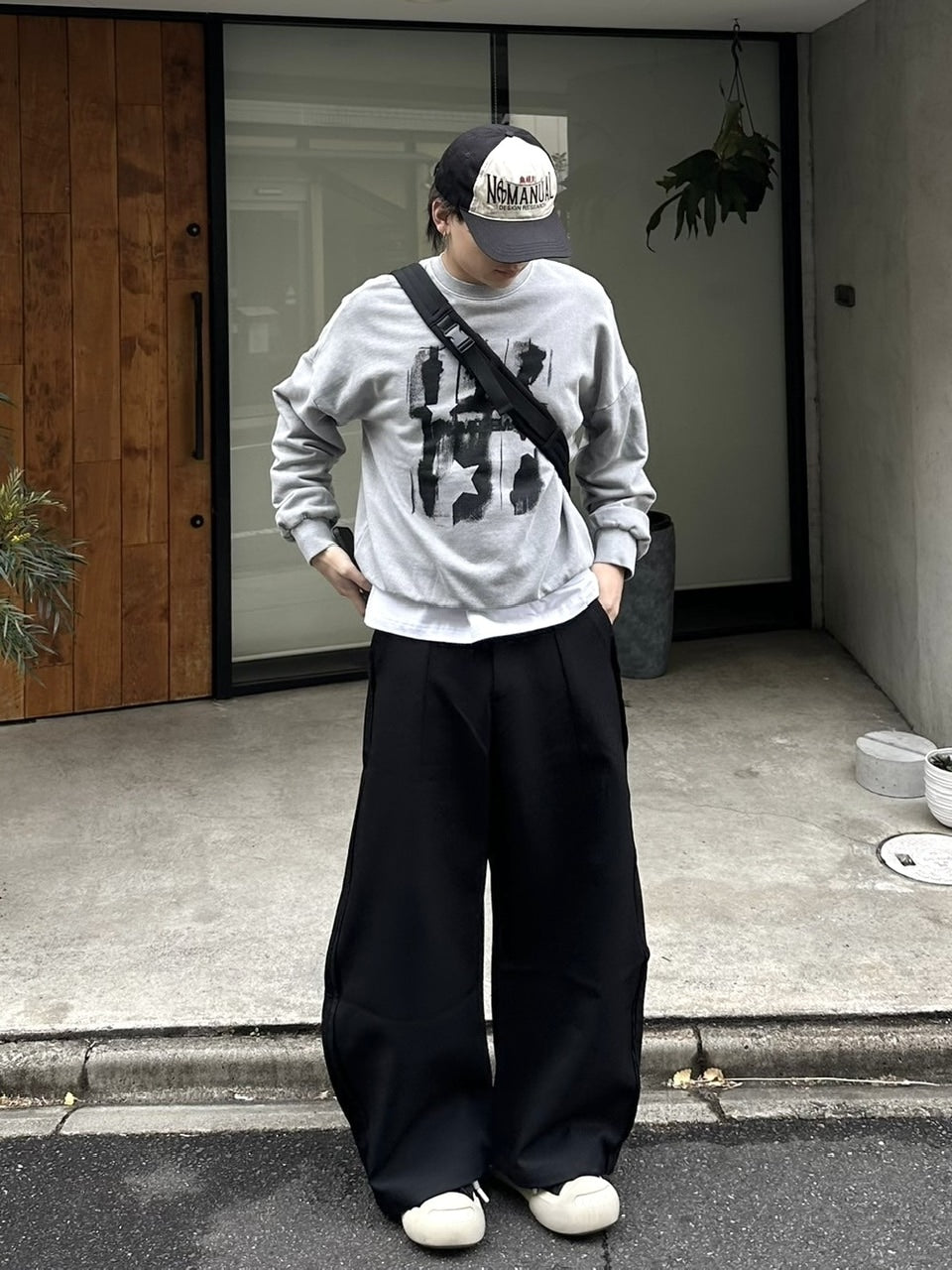 【youll】2tuck slit curve slacks