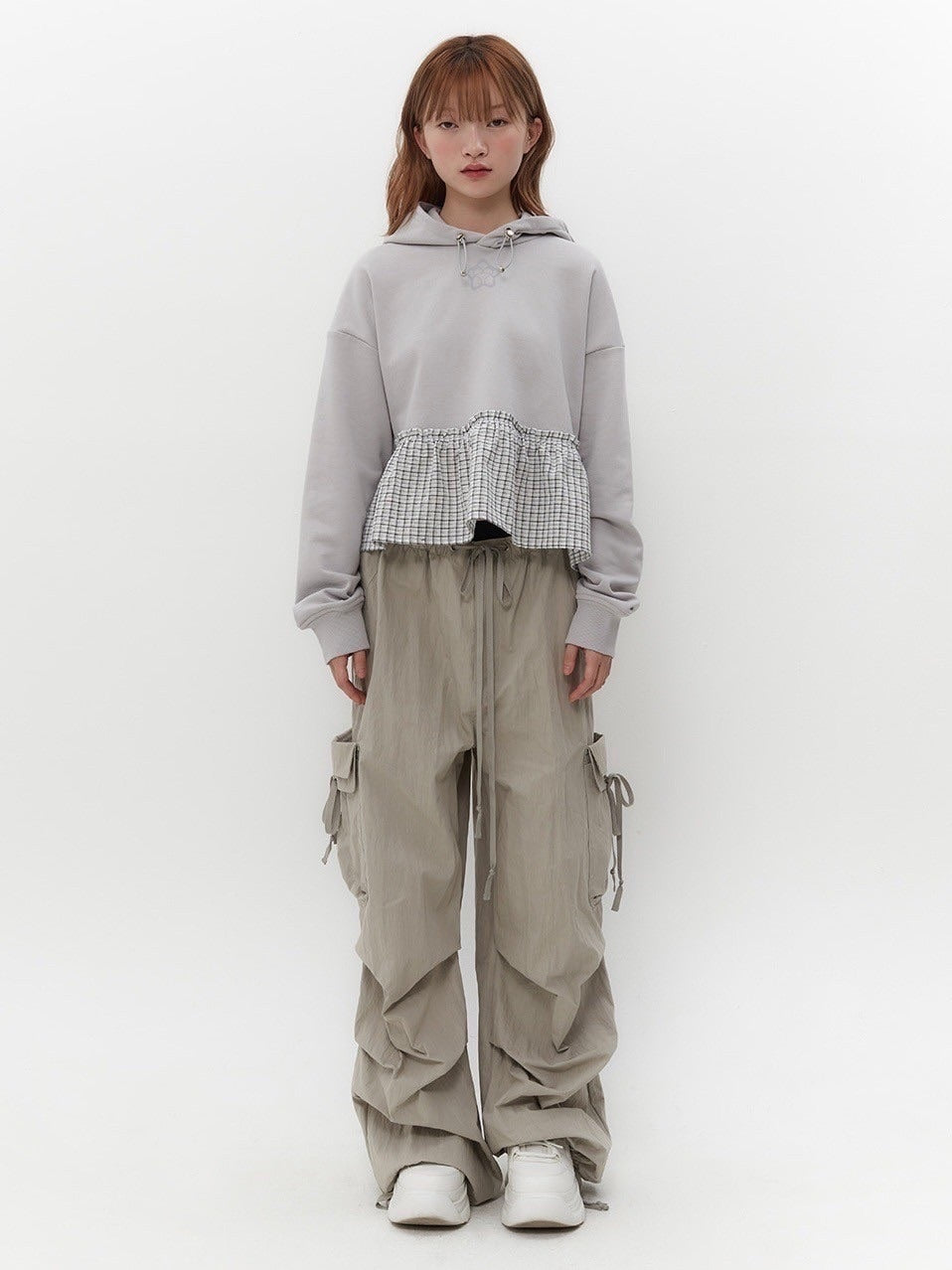 【TUOMIO】FRILL LAYERED HOOD