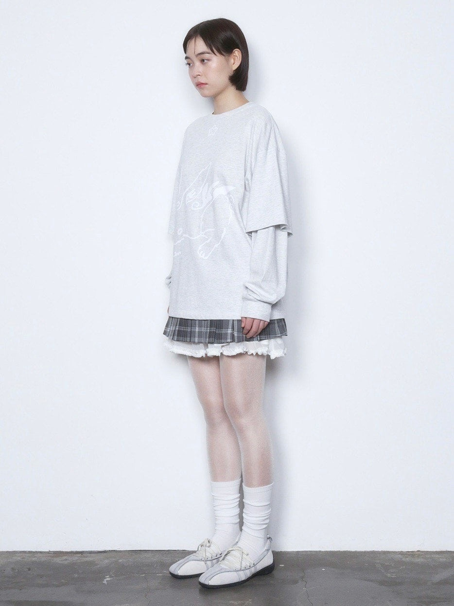 【TUOMIO】BUNNY LAYERED LONG SLEEVES