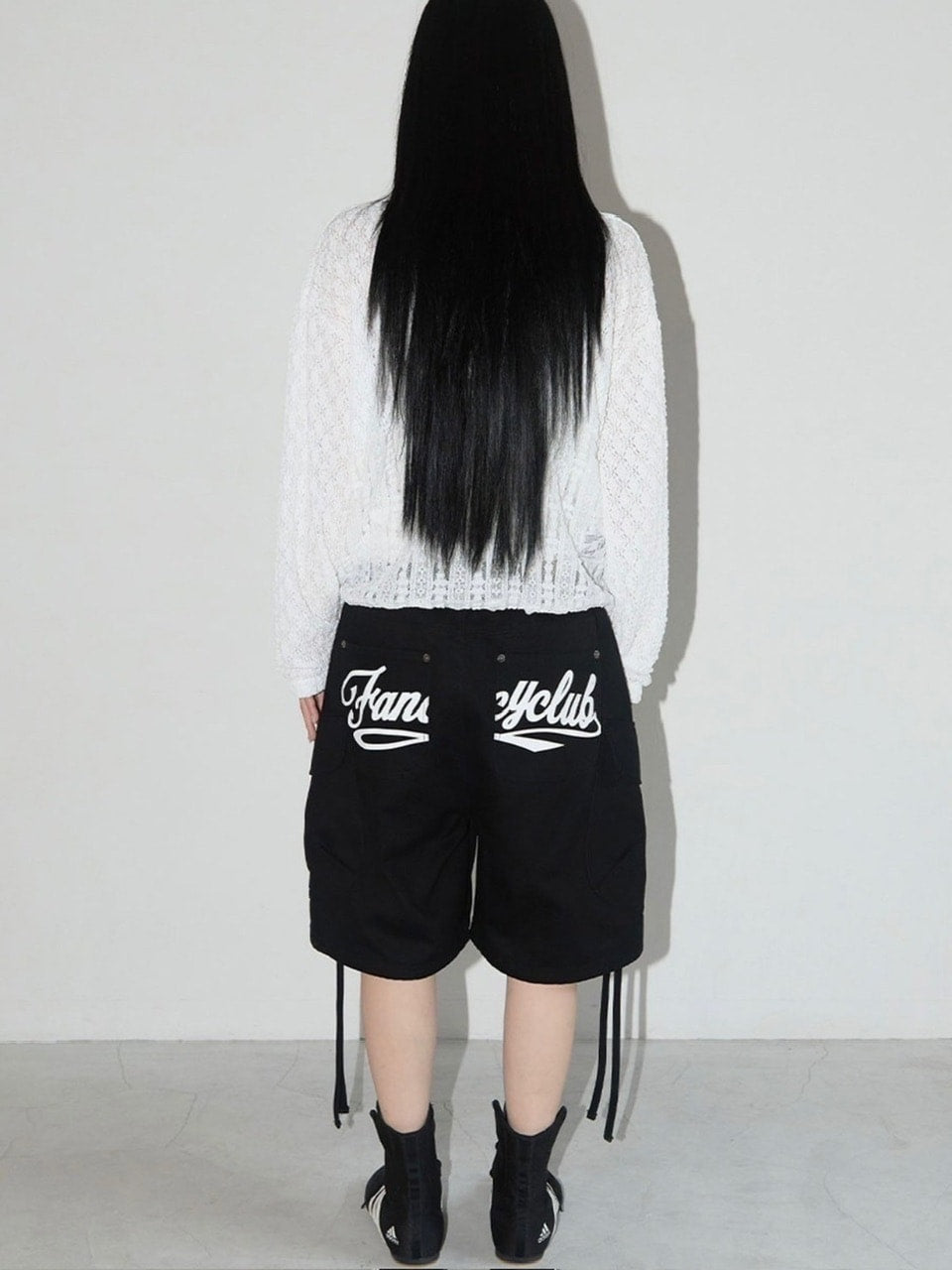 【FANCY CLUB】PLUMPY LACE LINE HOOD ZIP-UP / 【ファンシークラブ】レースメッシュジップアップパーカー