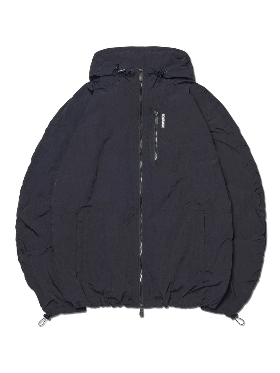 【NOMANUAL】SAIL WIND SHELL / 【ノーマニュアル】ロゴ長袖パーカー