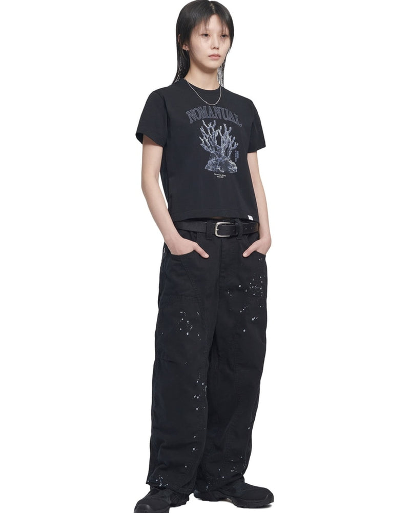【NOMANUAL】METAL CORAL REEF T-SHIRT