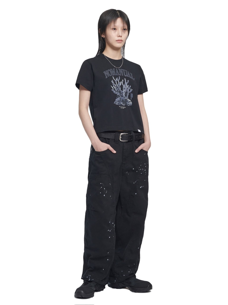 【NOMANUAL】METAL CORAL REEF T-SHIRT