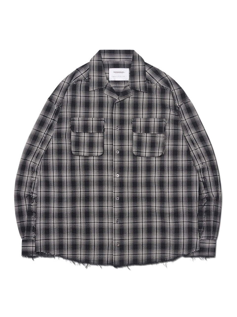 【NOMANUAL】SEERSUCKER CHECK SHIRTS