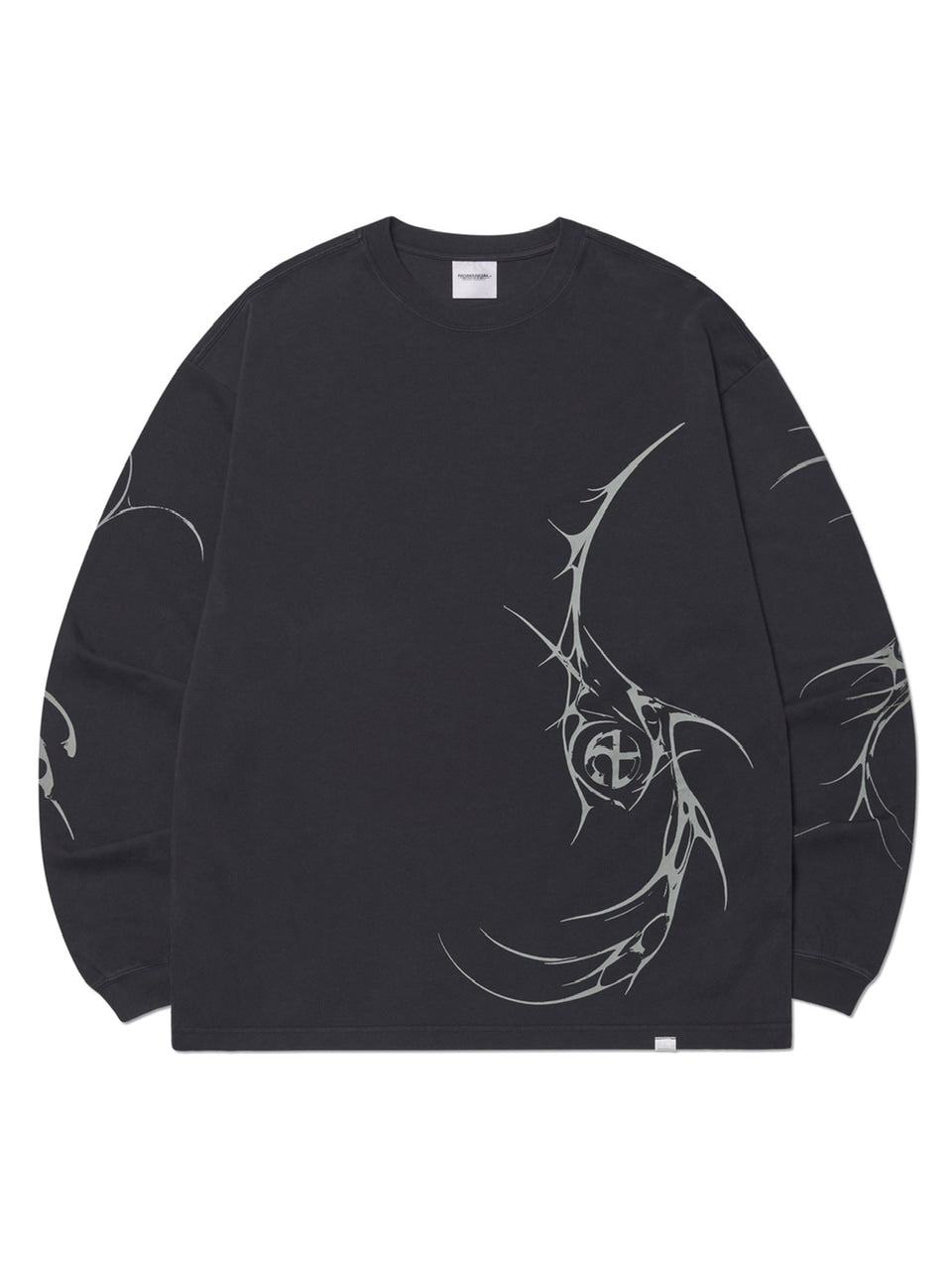 【NOMANUAL】M.P GRAPHIC LONG SLEEVE TEE / 【ノーマニュアル】グラフィックプリント長袖Tシャツ