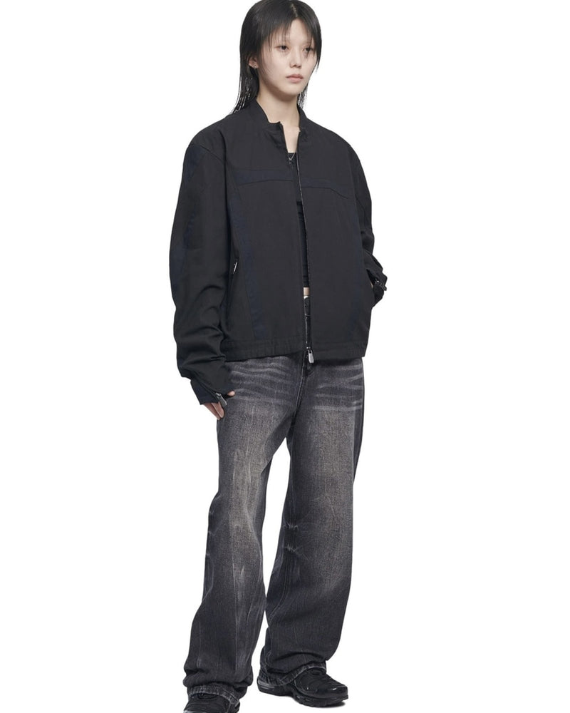 【NOMANUAL】SEMI FLARE DENIM PANTS / 【ノーマニュアル】セミフレアデニムパンツ